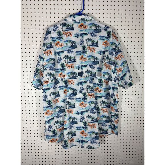 Izod Saltwater performance salt water button down shirt size 2XL - Picture 2 of 8